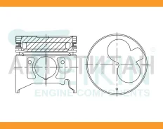 ������� (�-� 4 �� � �����������) STD Isuzu Bighorn/Trooper 4JG2 93-99 Teikin 39608Agstd 39608AGSTD ����