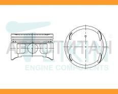������� STD (4 ��. ) Mitsubishi Lancer 9 1.6 4G18 00-10 �-�� Teikin 43281STD 43281STD ����