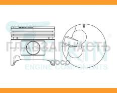 ������ (�-� 4 ��) STD Toyota DYNA/Toyoace 2L 87-95 Teikin 46261ASTD 46261ASTD ����