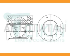������� (�-� 4 �� � �����������) Hyundai Starex/H1/KIA Sorento 2,5 CRDI D4CB 02- Teikin 51603Agstd 51603AGSTD ����