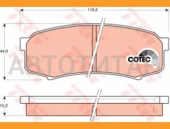 ������� ����. ���. Toyota Land Cruiser 2.4/TD/3.0TD D/3.4/4.2TD/4.0/4.5 11/84- GDB1182 ����