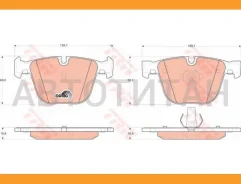������� ����. ���. BMW 5 (E60) 07/03- 7 (E65, E66) 11/01- TRW GDB1502 GDB1502 ����