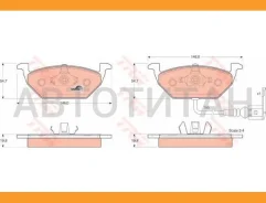 ������� ����. ���. VW GOLF IV (1J1) 08/97-06/05 GOLF V (1K1) 10/03- - AUDI A3 (8L1) 09/96- - VW GOLF IV Variant (1J5) TRW GDB1386 GDB1386 ����