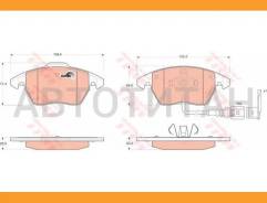 ������� �������� �. Audi A3 ���� 15/16, VW Golf V 1.4-2.0TD ���� 15 03 GDB1550 TRW GDB1550 GDB1550 ����