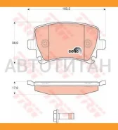 ������� ����. ���. AUDI A3/A4/A6/VW Golf V 10/03-, Touran 2/03-, Skoda Octavia 6/04- GDB1622 ����