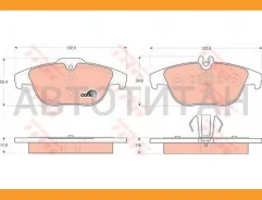 ������� �������� � MB W204 1.8-3.5 07 GDB1738 1305 00=FDB1980 [0054200720] TRW GDB1738 GDB1738 ����