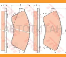 ������� ����. ���. Chevrolet Cruze, OPEL Astra J GDB1843 ����