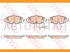 ������� ����. ���. AUDI A3 1.2/1.4/1.8/1.6D/2.0D 04/12- TRW GDB1956 GDB1956 ����