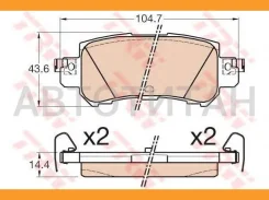 ������� �������� ������ Mazda CX-5 2.0/2.0D 11 GDB3539 GDB3539 ����