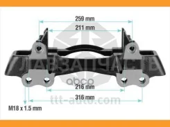 ��������� ����� ����. ������� 4���. 22,5 HaldexModul T, SAF 20281 ����