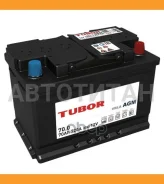 ����������� AGM 70 Ah, 720 A, 278 � 175 � 190 ���. ������� 70� �������� L3 (278 � 175 � 190) �������� ��� 720� TUBOR 4610082700079 ����