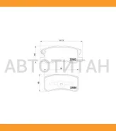 ������� ���������, ������ D6106H MI Pajero 6#/7# 99-, OutLander CW#W 03-, Grandis NA4W 03- RN577 ����