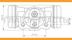 ������� ����. ��� �/� Toyota Rav 4 (94-) ������ d=17.5�� | ��� | Toyota Rav 4 (94-) Trialli CF0104 CF0104 ����