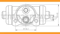 ������� ����. ��� �/� Mitsubishi Outlander (03-)/Pajero Pinin (99-) ������ d=20.6�� | ��� | Mitsubishi Outlander (03-)/Pajero Pinin (99-) Trialli CF01...