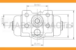 ������� ����. ��� �/� Honda CR-V (95-)/HR-V (98-) ������ ����� d=20.6�� | ��� ��� | Honda CR-V (95-)/HR-V (98-) Trialli CF0551 CF0551 ����