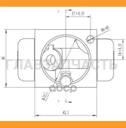 ������� ��������� ��� �/� Renault Duster (10-) 4WD ������ ����� d=19.05�� | ��� ��� | Renault Duster (10-) 4WD Trialli CF0945 CF0945 ����