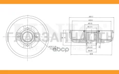 ������� ��������� ������ Lada Largus 12-, Renault Logan 07-, Sandero/Stepway II 13- BRD10014 ����