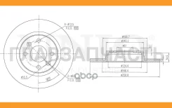 ���� ��������� �������� Renault Logan 04-, Sandero/Stepway II 07-, Twingo I, II 01- BRD20003 ����