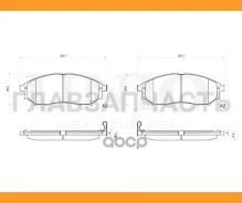 ������� ��������� ����. �������� Nissan Qashqai (J10, JJ10E) 07-, Murano (Z50, Z51) 02-, Infiniti FX (S50, S51) 02- BRP20253 ����