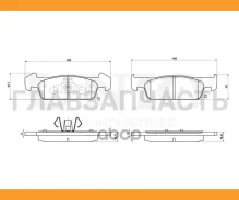 ������� ��������� ����. �������� Renault Logan II 13-, Sandero II 14-, Twingo III 14- BRP20299 ����