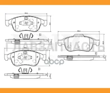 ������� ��������� ����. �������� Renault Duster 11-, Megane III 08-, Nissan Juke (F16) 19- BRP20392 ����