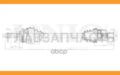 ������ � ����� �������� ������ Renault Clio II 01-, Kangoo 02- (����) CVJ10055 ����