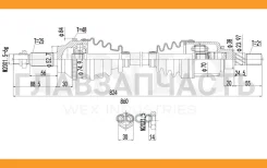 ������ � ����� ������ �����/������ Renault Duster 11-, Kaptur 16-, Arkana 19- (����) CVJ10021 ����