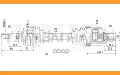 ������ � ����� �������� ������ Renault Duster 11-, Dacia Duster I, II 10- (����) CVJ10064 ����