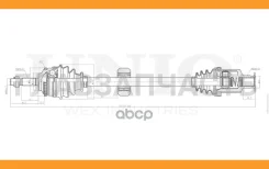 ������ � ����� �������� ������ Renault Symbol 00-, Clio II 98-, Kangoo 97- (����) CVJ10110 ����