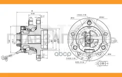 ������� �������� (� ABS) Opel Astra G 98-, Zafira A 99- HUB20018 ����