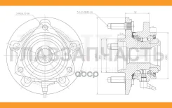 ������� �������� (� ABS) Jeep Grand Cherokee III 04-, Commander 05- UNIO HUB20122 HUB20122 ����