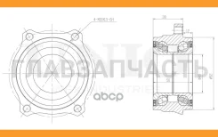 ������� ������ (��� ABS) Mercedes-Benz E-Class (211,212) 02-, S-Class (W221) 05-, C-Class (204) 11- HUB20137 ����