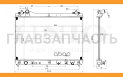 �������� ���������� ��������� Suzuki Grand Vitara (JT, TE, TD) 05- RAD10041 ����