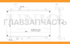 �������� ���������� ��������� Mitsubishi Outlander III 12- RAD10048 ����