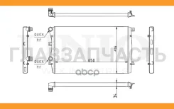 �������� ���������� ��������� VW Passat B6, B7 05-, Golf V, VI 03-, Skoda Octavia (1Z3,1Z5) 04- RAD10076 ����