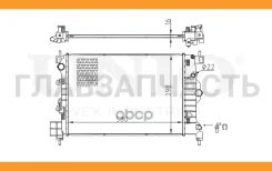 �������� ���������� ��������� Chevrolet Aveo (T300) 11-, Opel Mokka X 12- RAD10122 ����