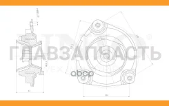 ����� ������������ �������� ������ Nissan Qashqai (J10) 06-, X-Trial (T31) 07-, Cube (Z12) 08- RMP13048 ����