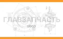 ����� ������������ �������� ����� Nissan Qashqai (J10) 06-, X-Trial (T31) 07-, Cube (Z12) 08- RMP13049 ����