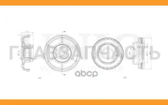 ����� ������������ �������� Chevrolet Cruze (J300/305/308/309) 09-, Opel Astra H, J 09-, Zafira B, C 05- RMP13052 ����