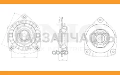 ����� ������������ �������� Renault Megane III 08-, Scenic III 08-, Grand Scenic III 09- RMP13067 ����