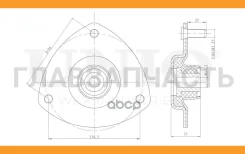 ����� ������������ �������� ������ Honda Civic VI-VIII 98-, CR-V II 02-, Stream 01- RMP13088 ����