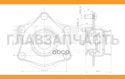����� ������������ �������� Honda CR-V III, IV 07- RMP13091 ����