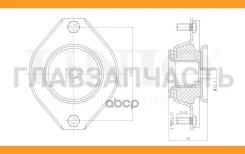 ����� ������������ �������� Suzuki Ignis (FH, MH) 00-, Wagon R (MM) 00- RMP13105 ����