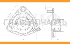 ����� ������������ �������� Kia Ceed 06-, Hyundai Elantra III-V 06- RMP13092 ����