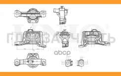 ����� ��������� ������ Ford Focus III 11-, Volvo S40 II 04- RMP15038 ����