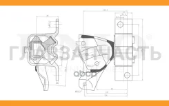 ����� ��������� ������ Renault Logan 04-, Sandero 07- RMP15044 ����