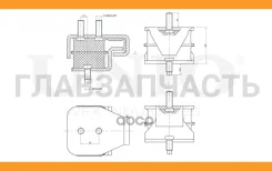 ����� ��������� �������� Subaru Forester (SG-SJ) 02-, Impreza (GM-GR) 92-, Legacy (BD-BP) 93- RMP15091 ����
