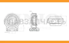 ����� ���������� ���� SsangYong Actyon I, II 06-, Kyron 05-, Rexton 01- UNIO RMP15177 RMP15177 ����