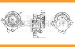 ����� � ����������� ���������� ����� Mercedes-Benz E-Class (210,211) 96-, C-Class (202,203) 97-, S-Class (220) 98- TNS10285 ����