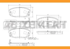 ������� ����. ����. Hyundai i30 (FD) 07- Kia Ceed (ED) 06- Carens (FJ) 02- FR, ������ �������� BS1762 ����
